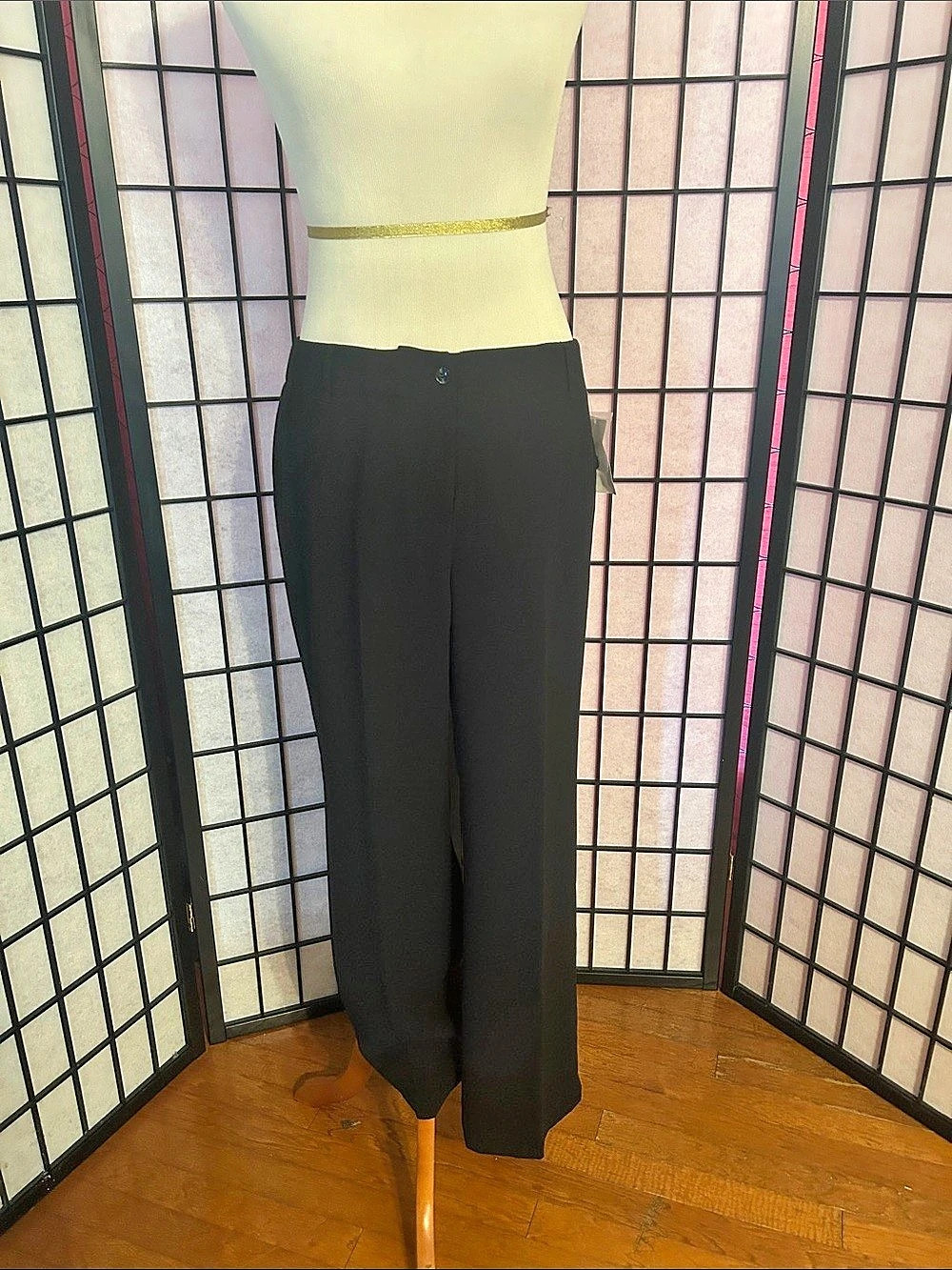 Black Trousers Size 10P NWT